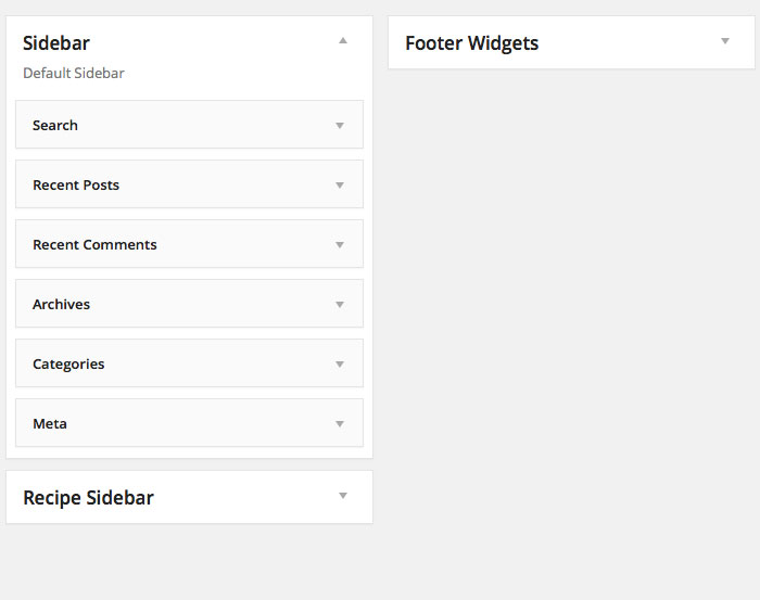 widgets