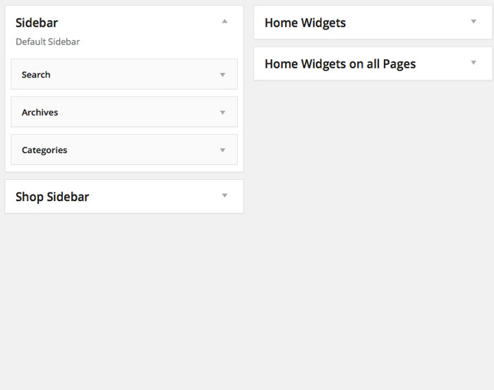 widgets